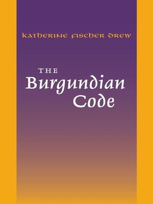 cover image of The Burgundian Code